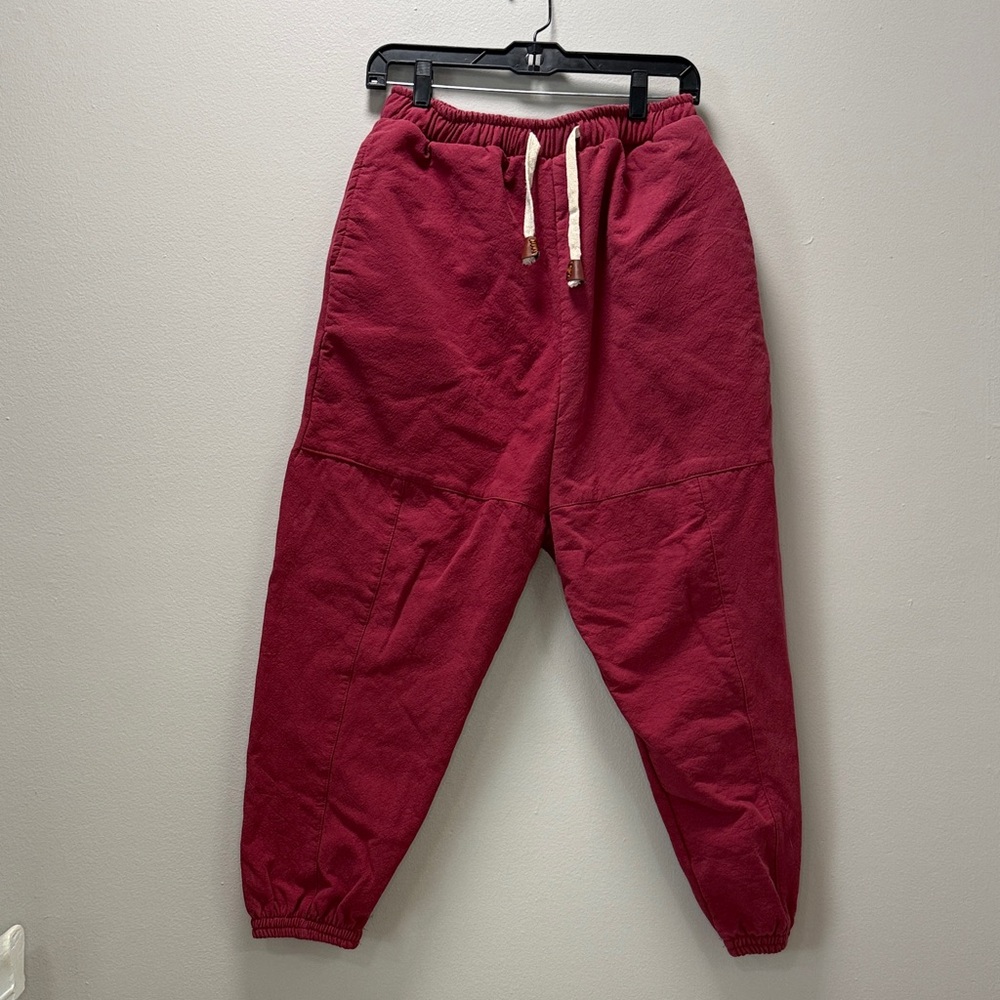 Men's Joggers in Deep Berry / Red - Sweats for Men - Drawstring